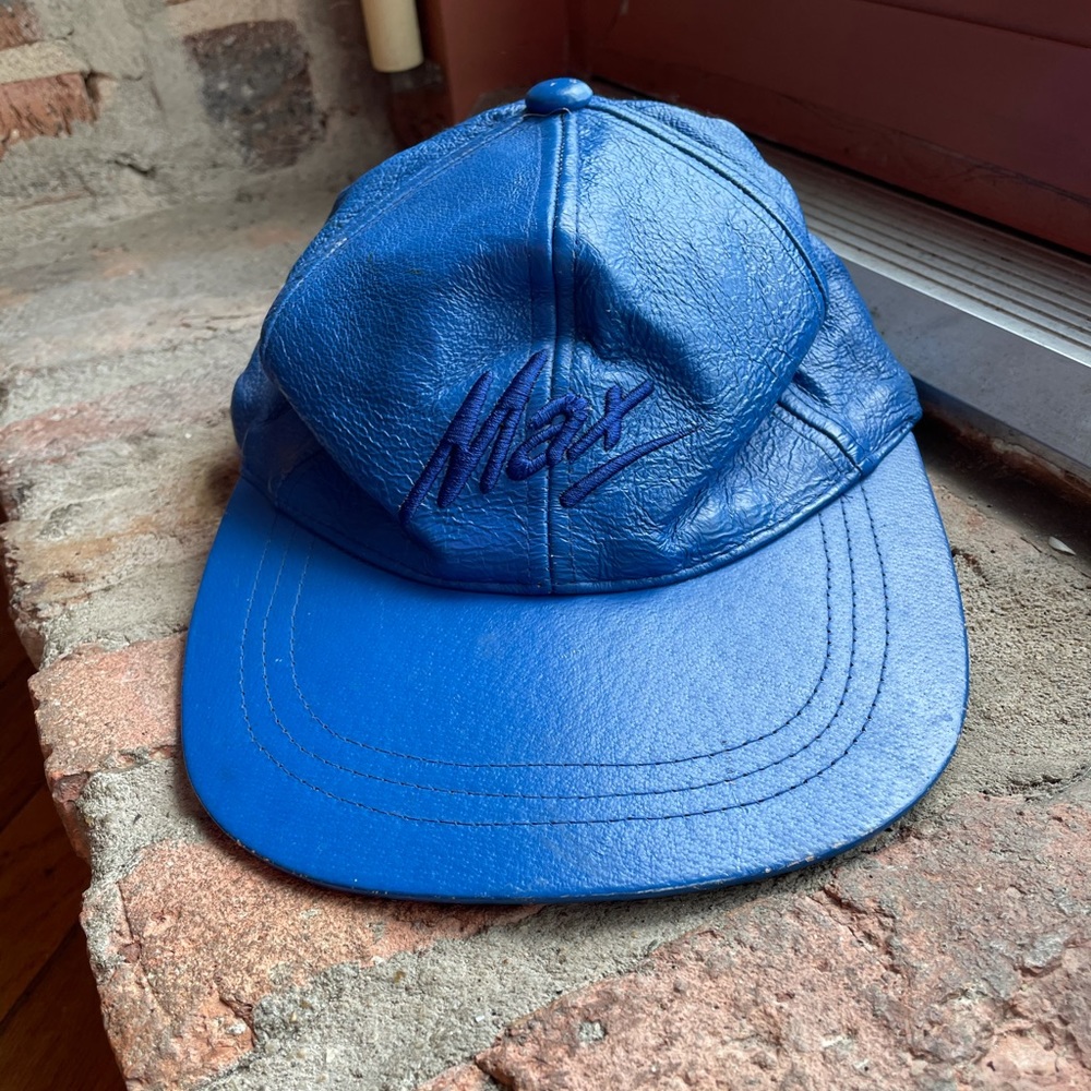 Max USA Vintage Leather Ball cap